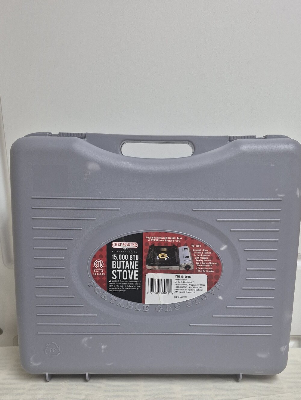 Chef Master 15,000 BTU Butane Portable Camp Stove 90019 BRAND NEW